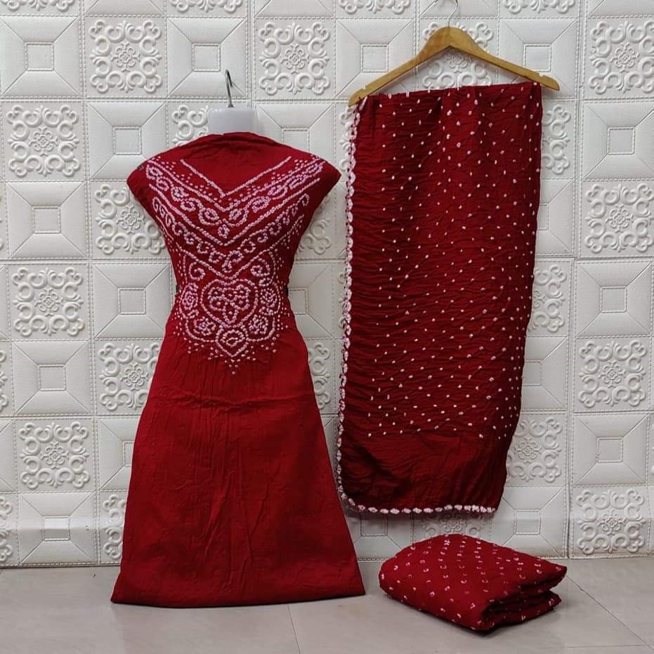 Fine Quality Rubi Cotton Satin Dress Material