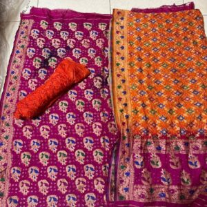 Dupion Silk and Gadhwal Silk Suit Material
